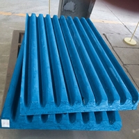 Revêtement de mâchoire PEX-250x1200 : Pièces d'usure en acier Mn18Cr2 à ajustement parfait