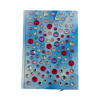 Carnet à spirale de haute qualité avec couverture rigide transparente, imprimé en 4 couleurs - 80 feuilles, fournitures scolaires tendance, vente chaude