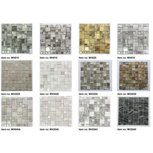 Prix d'usine – Mosaïque de qualité supérieure personnalisée – Mosaïque Azulejo de style moderne – Mosaïque en verre de 6 mm pour salle de bain, cuisine, piscine - Product Image 2