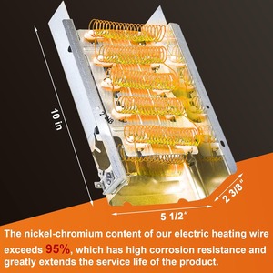 95% нагревательный элемент для сушилки Nic, термостат, Термопредохранитель, гидромассажная 279838, 3977767 <span class=keywords><strong>3392519</strong></span> заменить для 3403585 8565582 - Product Image 2