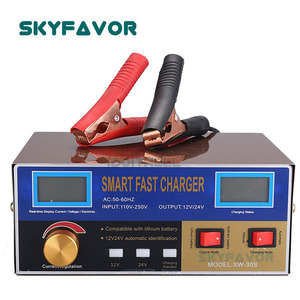 Chargeur universel intelligent rapide <span class=keywords><strong>12V</strong></span> 24V 18A pour batteries au lithium et au plomb (EFB, AGM, GEL) avec réparation automatique par impulsions - Product Image 5