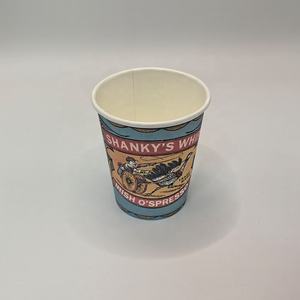 Gobelet en papier jetable à paroi simple personnalisé avec marque personnalisée, 10 oz, 16 oz, revêtement PE PLA, pour café/thé/milkshake chaud/froid - Product Image 4