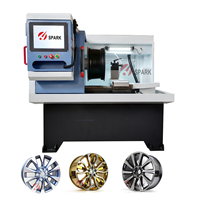 Machine CNC à 2 axes pour la réparation de roues, avec découpe diamantée de précision, scanner laser et programmation automatique, pour usine horizontale