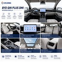 BYD Qin PLUS DM-i 2026 Véhicule à énergie nouvelle, autonomie de 2100 km, berline PHEV, conduite à gauche, voiture hybride électrique pour l'exportation, haute efficacité