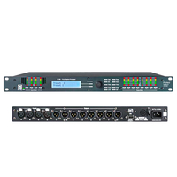 Procesador de Altavoces DSP Profesional de 4.8SP, 4 Entradas y 8 Salidas