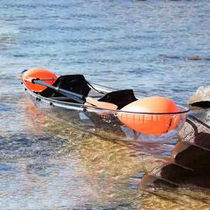 Kayak transparent, bateau transparent, fond transparent, canoë de pêche transparent pour 2 personnes, kayak transparent - Product Image 1
