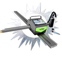 Machine de découpe au plasma rentable Graphique panto en arc croisé Aciers en laiton d'aluminium Grand format Herocut Loup noir Élévateur de vis