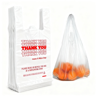 Ventes directes usine : Machine automatique de fabrication de sacs de courses biodégradables en forme de T-shirt avec fonctions de marquage à chaud, découpe et scellage pour HDPE