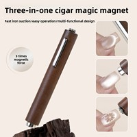 Stylo aimanté professionnel 59 types pour effet œil de chat, double tête, bâton magnétique puissant pour accessoires d'art d'ongles en gel 3D 9D effet œil de chat