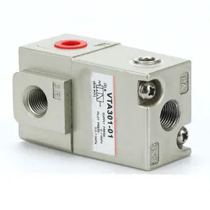 Fabriek Op Maat Gemaakte Smc Vta301 Type Serie Kleine Power High Flow Mini Sns 3 Bus Pneumatische Klep