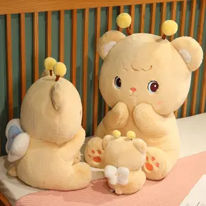 1Pc Hoge Kwaliteit Teddybeer Bijen Knuffel Knuffel Knuffel Speelgoed Voor Kinderen Cadeau