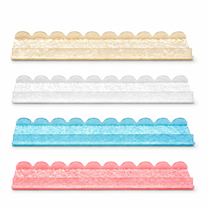 Support de tuiles de mahjong en acrylique perlé personnalisé avec poussoir, bord festonné, 4 couleurs, accessoires de mahjong pour la vente en gros - Product Image 4