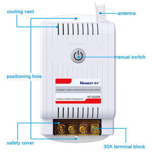 Hot bán 220V 30A không dây NFC điều khiển từ xa chuyển đổi bơm Relay chuyển đổi dễ dàng-to-sử dụng điều khiển từ xa - Product Image 2