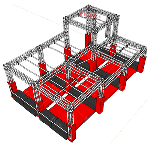Trampolín <span class=keywords><strong>de</strong></span> interior y exterior para niños y adultos, parque infantil, diseño gratuito, ninja warrior, pista <span class=keywords><strong>de</strong></span> obstáculos, gimnasio - Product Image 1