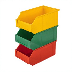 Organizador de Armario con Estantes por Gravedad, Contenedor de Almacenamiento de Plástico Apilable, Fácil de Recoger, Equipo de Carga para Taller y Almacén JIGONG - Product Image 4