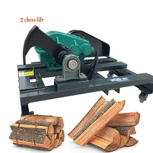 Diesel wood splitting machine log splitter wood splitter skid spaccalegna-idraulico-usato wood splitter skid fork