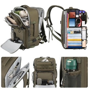 Sac à dos tactique robuste pour le travail, Molle, pour ordinateurs portables, randonnée, camping, voyage, pêche, gym, vert - Product Image 6