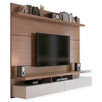 Meja dinding kustom televisi Modern rumah furnitur kayu Tv berdiri kabinet angkat Nordik