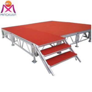 Di động nhôm gấp tùy chỉnh Dàn hợp xướng đứng giàn chỗ ngồi tẩy trắng risers sân khấu - Product Image 3