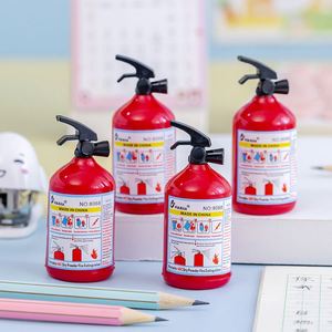 Taille-crayon en plastique en forme d'extincteur à prix abordable, cadeau de papeterie pour étudiants - Product Image 4
