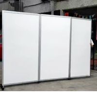 Panneau d'affichage modulaire pour galerie d'art, cloison pliable mobile, sublimation par transfert thermique, 10 pieds, exposition d'art pour salon professionnel, écologique et durable