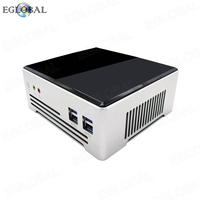 EGLOBAL Mini PC 10th 6 núcleos 12 hilos Core 10750H Juego Mini PC 2 * DDR4 2 * LAN 6 * USB todo en uno PC