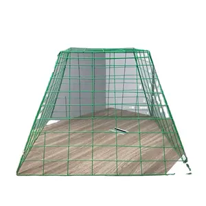 Foldable Galvanized Square Chicken Cage Collapsible Chicken Coop Cage for sale in Anping Factory