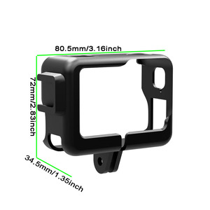 Cage de cadre YEAH pour Insta360 GO 3, coque de boîtier de protection durable en ABS avec adaptateur 1/4 ''pour <span class=keywords><strong>Insta</strong></span> <span class=keywords><strong>360</strong></span> <span class=keywords><strong>GO3</strong></span> - Product Image 6