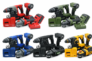 Taladro y <span class=keywords><strong>Atornillador</strong></span> Inalámbrico Profesional sin Escobillas de 12V 20V 18V, Kit Combinado de Herramientas Eléctricas, Atornilladores Inalámbricos de Impacto con Batería - Product Image 2