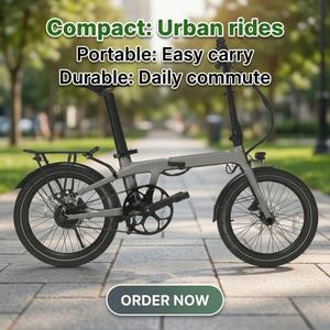 Naicisports PILOT X3 20 Inch Carbon Fiber Folding E-Bike with Lithium Battery Brushless Rear <b>Hub</b> Motor for City Suburban Rides - Product Image 1