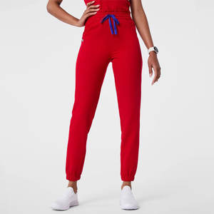 Bestex Custom Slim girocollo a costine Kit per allattamento pantaloni da jogging a vita alta scrub Medical scrub set uniformi - Product Image 6