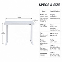 Bureau informatique ergonomique réglable en hauteur, électrique, avec surface métallique, écologique, durable, double moteur, pour usage domestique ou professionnel