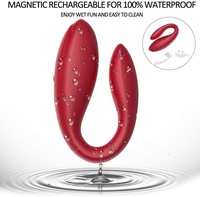 Beliebter Paar-Vibrator mit Fernbedienung, Doppel-Vibratoren, Tragbarer Dildo, Vagina-Klitoris-Stimulator, Vibrator-Sexspielzeug für Frauen