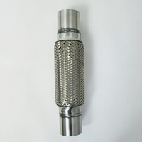 Tuyau d'échappement flexible 1'1/4 "X 10" avec mamelons pour système d'échappement de voiture 25 ans de fabrication de tuyaux d'échappement flexibles