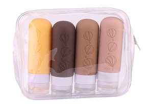 Wholesale Easy Wash Portable Silicone Shampoo <b>Travel</b> <b>Bottle</b> Kit Custom Outdoor <b>Travel</b> Water <b>Bottle</b> 90ml 4pcs Set <b>Travel</b> <b>Bottles</b> - Product Image 6
