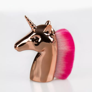 Pinceaux de maquillage <span class=keywords><strong>licorne</strong></span> or Rose pinceau de maquillage poudre libre grand éventail pinceau de maquillage - Product Image 2