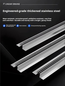 Factory-Direct Stainless Steel <b>Linear</b> <b>Drain</b> Cover and Channel: Corrosion-Resistant and Durable - Product Image 4