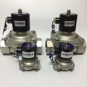 Válvula Magnética de Dos Vías de Acero Inoxidable Normalmente Cerrada de 12V/24V para Control de Agua y Gas - Product Image 2