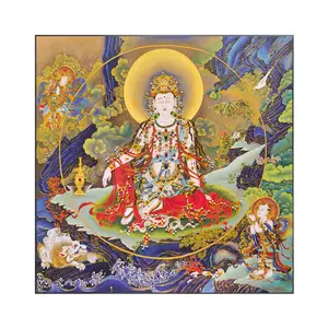 Tranh Trang Trí Lối Vào Tây Tạng Thangka, Tranh Phật Tráng Men, Nghệ Thuật Treo Tường