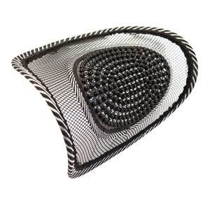 หมอนรองศีรษะในรถยนต์แบบตาข่ายระบายอากาศพร้อมลูกปัด รองรับคอเย็นสบายสำหรับใช้ในรถยนต์ บ้าน และสำนักงาน - Product Image 2