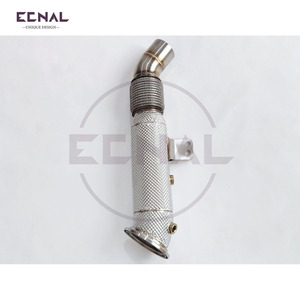 Ecnal pour BMW F22 F23 M240 3.0T 2013-2016, tuyau d'échappement haute performance en acier inoxydable avec bouclier thermique - Product Image 4