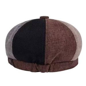 Lưỡi Dao Cạo băng đảng Đẫm Máu Gangster Fedora mũ họa sĩ của cô gái Newsboy cap thể thao tổng hợp len 8-panel 3D thêu kim loại khóa - Product Image 4