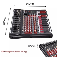 Voxfull CT-8 Contrôleur DJ/Console de Mixage Audio Fournisseur Chine Qualité Professionnelle Table de Mixage Audio 8 Canaux