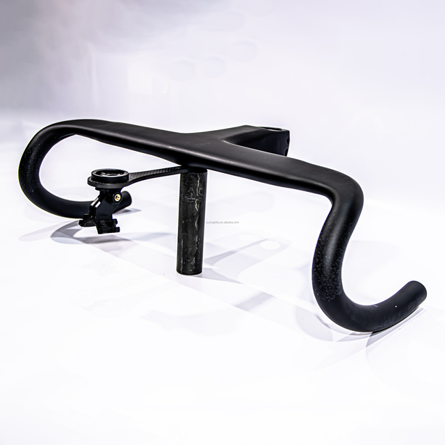Integrated 28.6mm Carbon Fiber Drop Shape Durable Lightweight High-intensity External/Inner Routing Handlebar Road Bicycles 700c