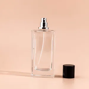 Aangepaste Luxe Lege Glazen Parfumfles Met Pomp Custom Parfum Fles Met Doos Verpakking