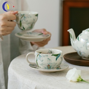 Ensembles de vaisselle résistants à la chaleur en gros, nouvelles tasses à café et soucoupes, tasses à thé et mugs - Product Image 5