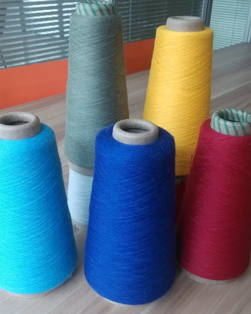 Ring Spun Polyester yarn from china factory yarn price 30/1 40/1