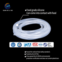 Tuyau en silicone transparent de qualité alimentaire sur mesure, vulcanisé au platine, inodore, flexible, résistant aux hautes températures (-40~+200°C), ISO9001