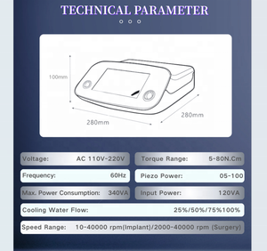 Mesin implan gigi, 3 in 1 Motor bedah dan Piezo peralatan Dental 3 in 1 sudut implan 20:1 - Product Image 6