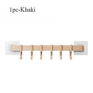 Support mural adhésif robuste en PP pour manteaux et chapeaux, idéal pour la cuisine et la salle de bain, pour le rangement de vêtements et serviettes - Product Image 5